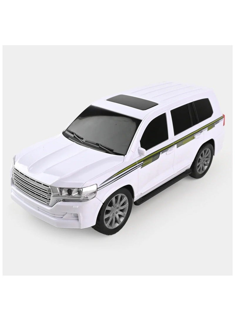 سيارة تويوتا لاند كروزر برادو لعبة - نموذج سيارة رياضية متعددة الاستخدامات من المعدن المصبوب للأطفال | حركة سحب للخلف مع أضواء وصوت | لعبة هدية مصغّرة واقعية - Image 1