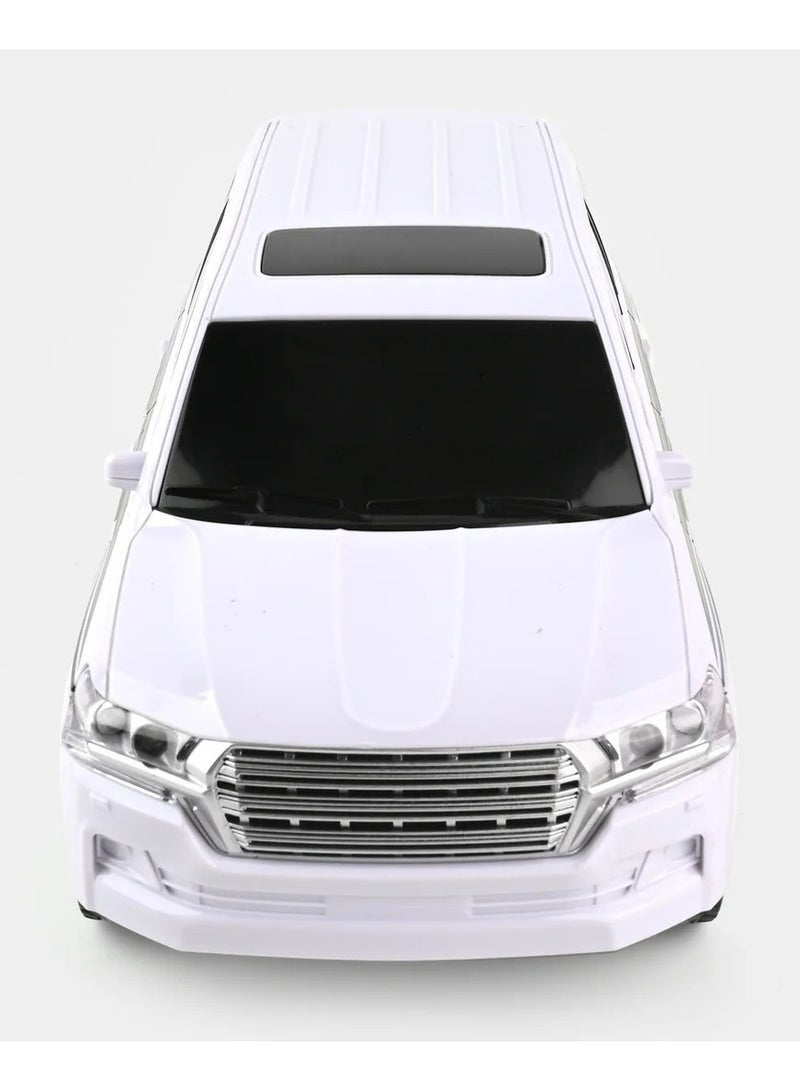 سيارة تويوتا لاند كروزر برادو لعبة - نموذج سيارة رياضية متعددة الاستخدامات من المعدن المصبوب للأطفال | حركة سحب للخلف مع أضواء وصوت | لعبة هدية مصغّرة واقعية - Image 4