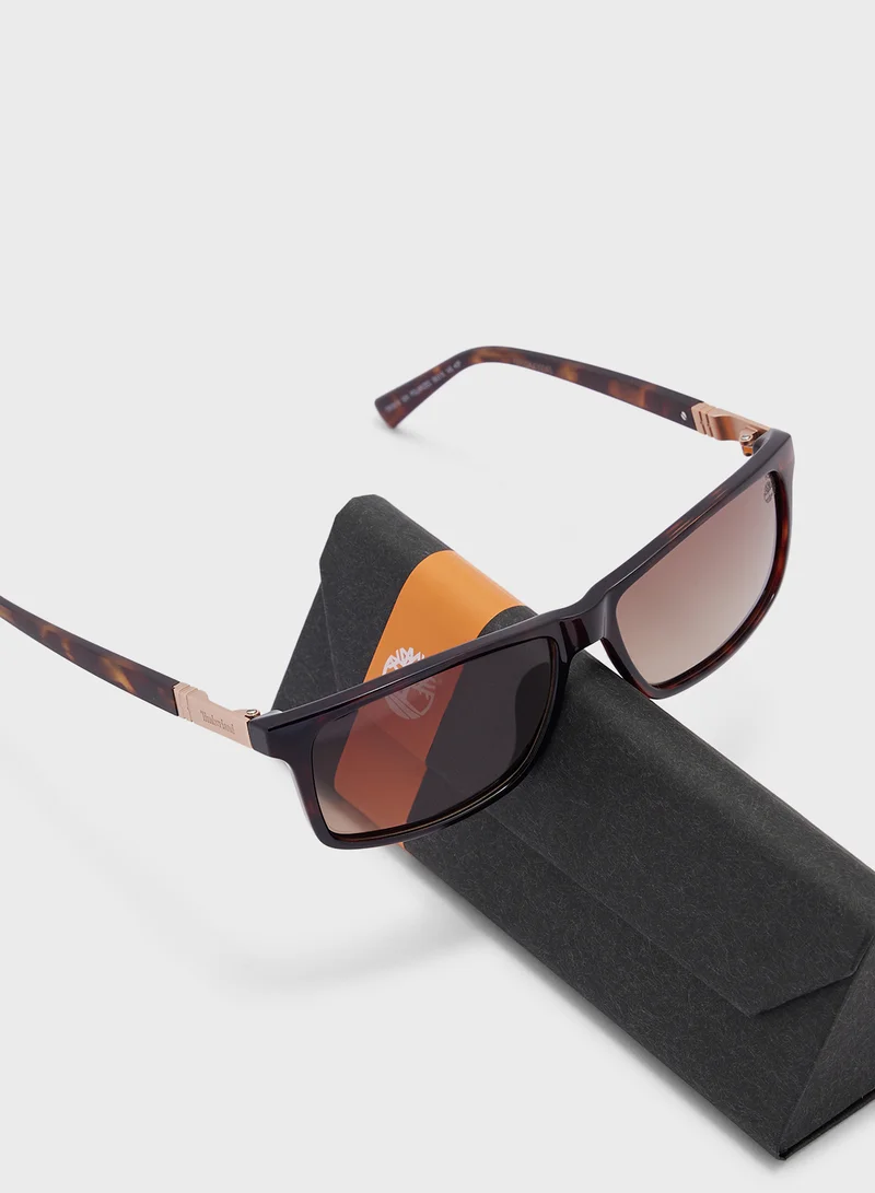 Timberland Uv Protected Wayfarer Polarized  Sunglasses