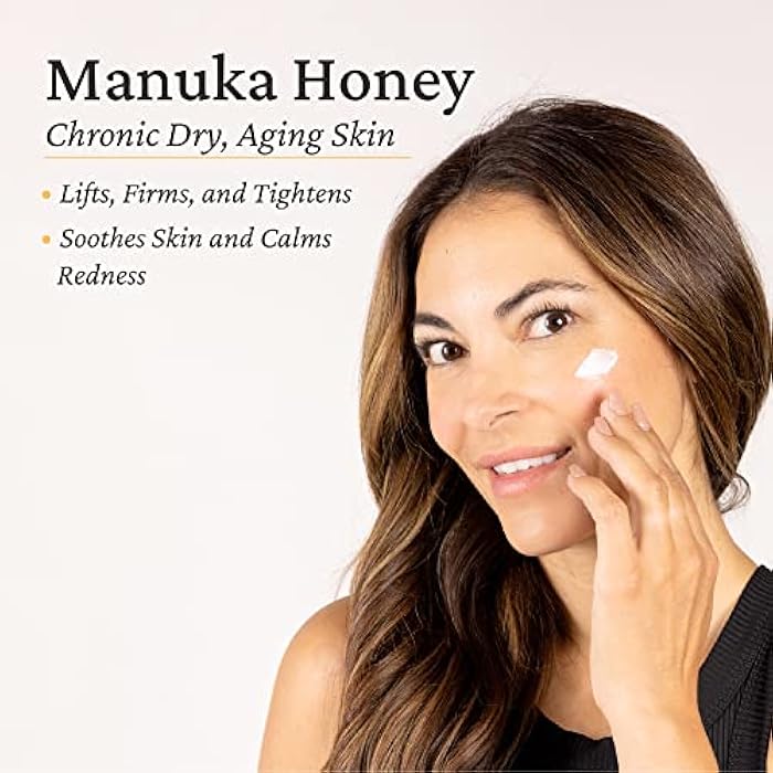 Elastalift Manuka Honey Cream Face Moisturizer & Body Butter Lotion For Dry Skin | Firming & Hydrating Miracle Balm Skin Care Moisturizing Lotion For Women, Wrinkles, & Sun Damaged Skin, 15 Fl Oz - Image 4
