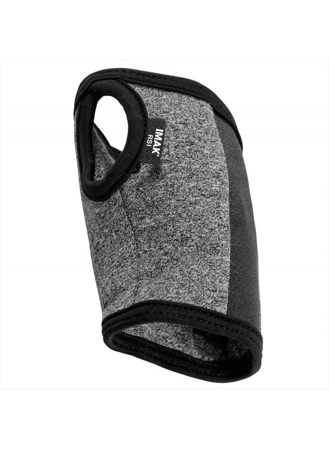 Imak براونميد - قفاز الكمبيوتر IMAK RSI - قفاز ألعاب مريح - دعامة للمعصم لدعم متلازمة النفق الرسغي - قفاز ضغط للعمل، الألعاب والمزيد - قفاز لوحة مفاتيح مريح لدعم الكف والمعصم - Image 2