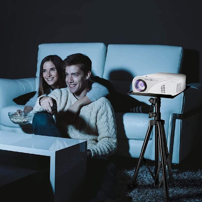 QUARSON Projector Floor Stand min 4ft - max 6ft Adjustable fro, Ground with Grip Belt#4 - Image 4