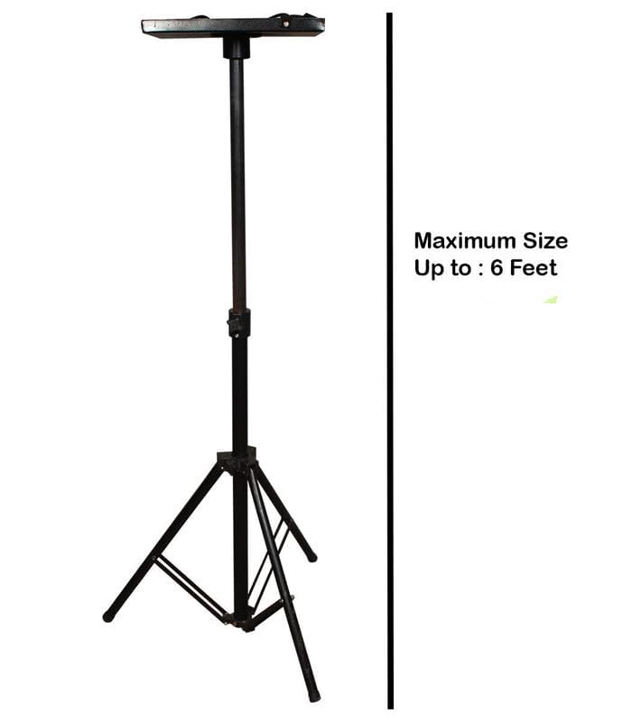 QUARSON Projector Floor Stand min 4ft - max 6ft Adjustable fro, Ground with Grip Belt#4 - Image 3
