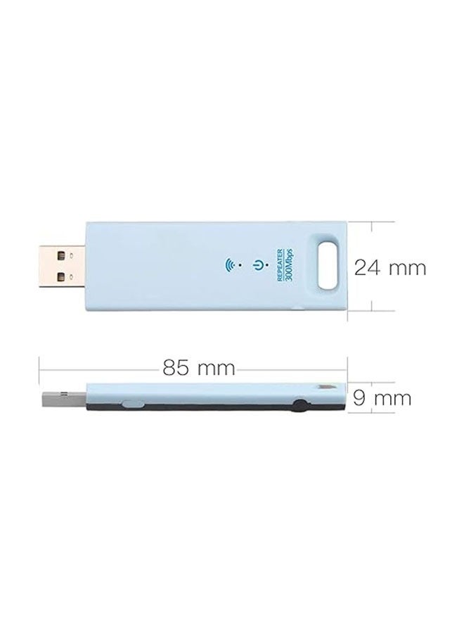 300M Single Band USB WiFi Signal Range Antenna Amplifier Repeater Wireless Router, WiFi Extender, WiFi Repeater, 2.4GHz - Image 4