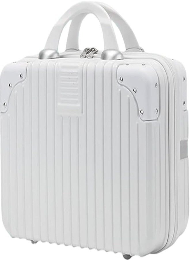 ShreeVoke Mini Suitcase for Makeup, Mini Hard Shell Travel Luggage, Women Portable Water Proof Carrying Suitcase, Pressure-Proof Makeup Carrying Case, Lightweight Bag - Image 1