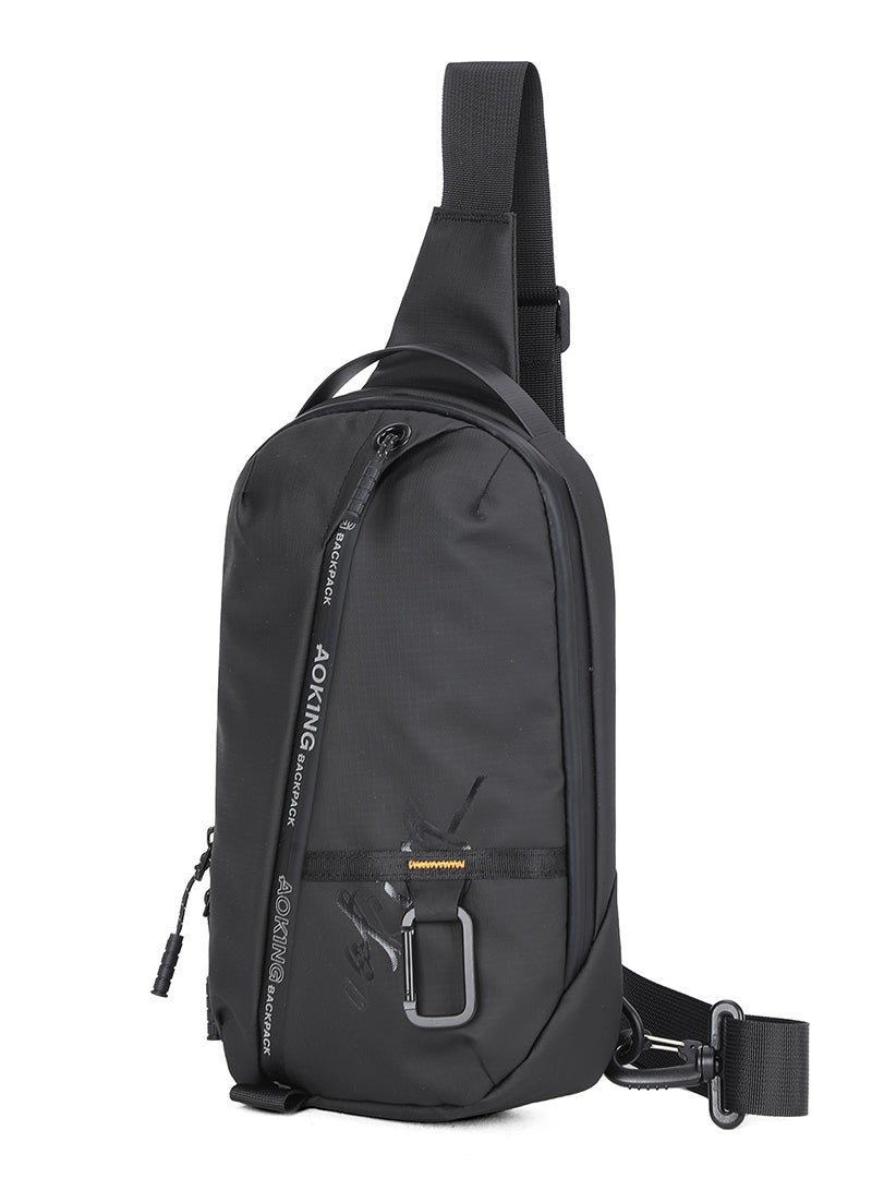 AOKING Men's Messenger Bag Business Men's Bag Multifunctional Chest Bag Shoulder Bag - Image 4