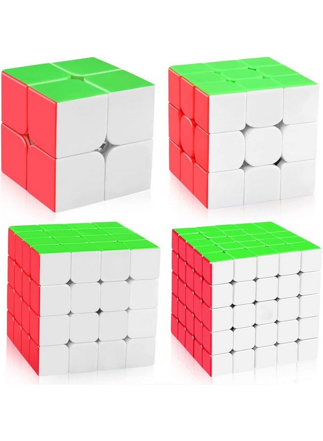 D-FantiX Speed Cube Set Moyu Meilong Mf2S 2X2 Mf3S 3X3 Mf4S 4X4 Mf5S 5X5 Stickerless Speed Cubes Bundle With Gift Box - Image 2