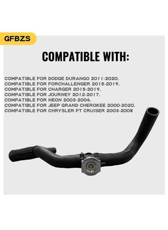GFBZS خرطوم المبرد العلوي المحسن 5058394AA متوافق مع دودج دورانجو تشالنجر تشارجر جورنيو نيون متوافق مع جراند شيروكي لشركة كرايسلر PT كروزر 5058394AB 5058394AC - Image 2
