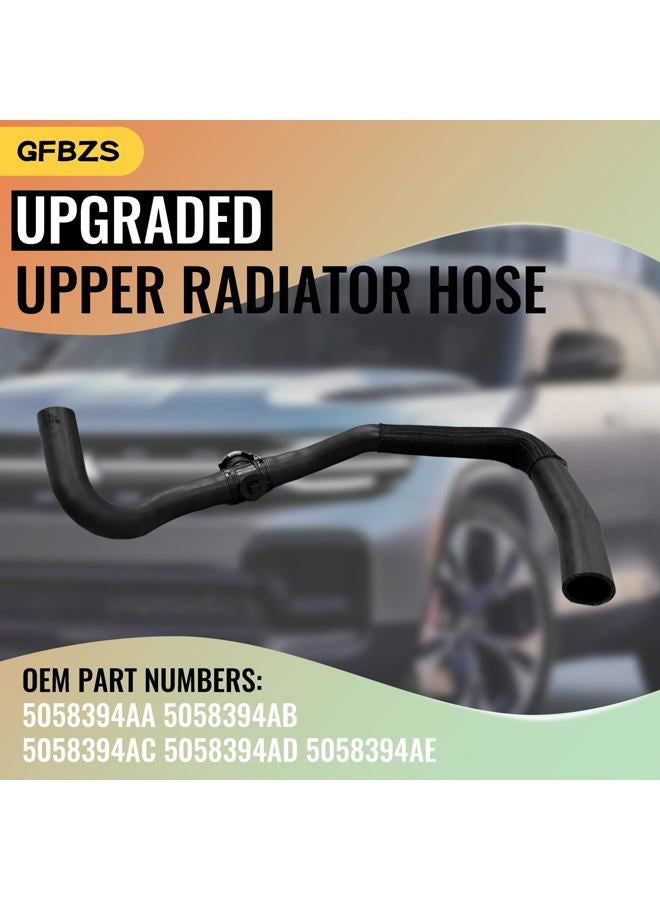 GFBZS خرطوم المبرد العلوي المحسن 5058394AA متوافق مع دودج دورانجو تشالنجر تشارجر جورنيو نيون متوافق مع جراند شيروكي لشركة كرايسلر PT كروزر 5058394AB 5058394AC - Image 5
