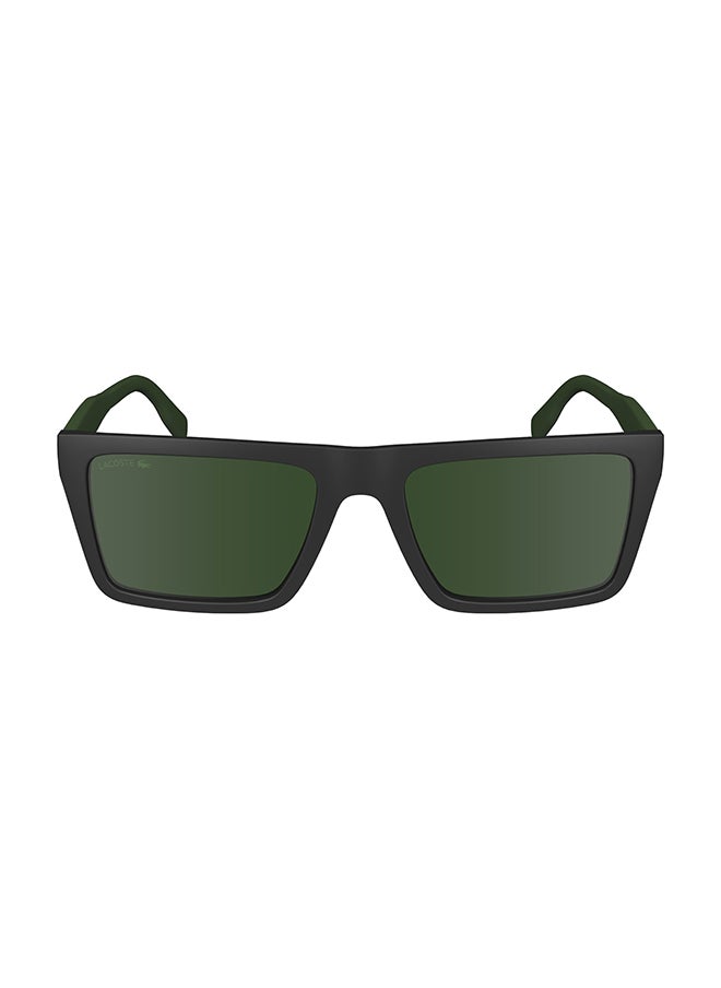 LACOSTE Men's UV Protection Rectangular Sunglasses - L6009S-002-5619 - Lens Size: 56 Mm  - Image 1