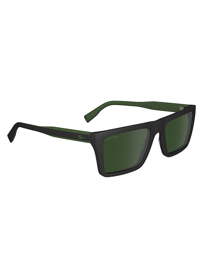 Men's UV Protection Rectangular Sunglasses - L6009S-002-5619 - Lens Size: 56 Mm
