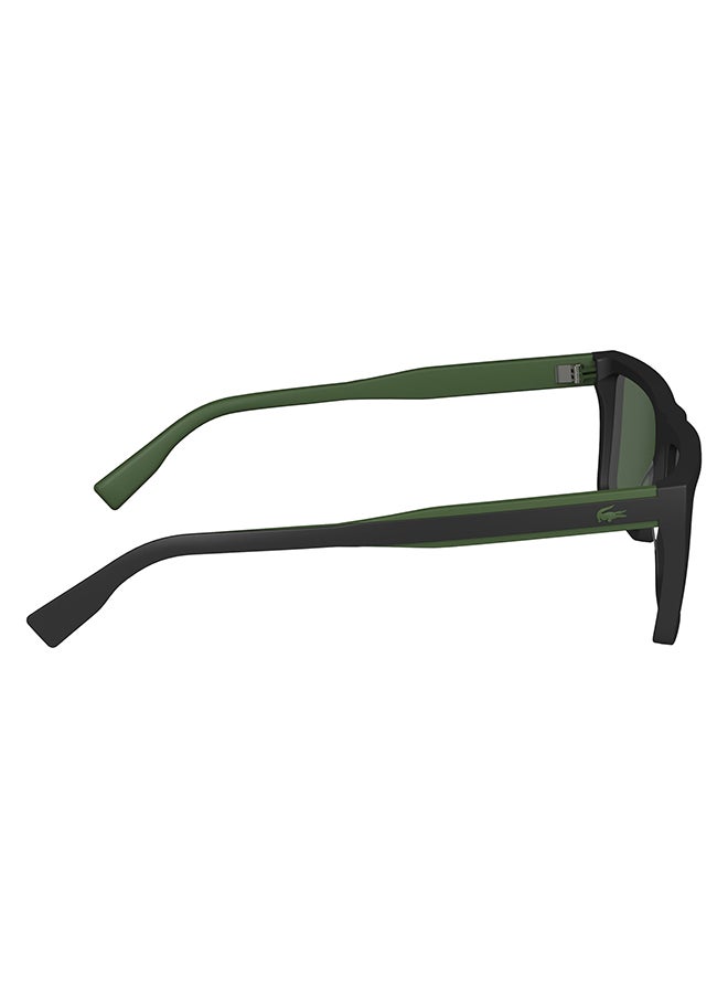Men's UV Protection Rectangular Sunglasses - L6009S-002-5619 - Lens Size: 56 Mm