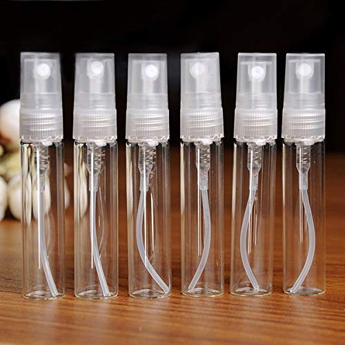 Hunky Dory 12pcs Transparent 8ml Glass Empty Pocket Pen Spray Bottle Refillable Bottle Saniztizer Toner Perfume Attar Lotion Moisture Oil Pack of 12 - Image 4