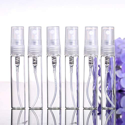 Hunky Dory 12pcs Transparent 8ml Glass Empty Pocket Pen Spray Bottle Refillable Bottle Saniztizer Toner Perfume Attar Lotion Moisture Oil Pack of 12 - Image 3