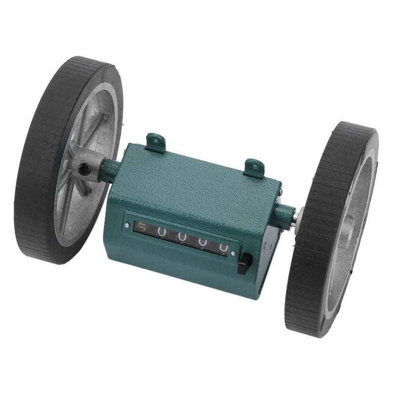 Digital Rolling Meter Counter: 5-Digit Clear Display, Simple Structure With Reset Button - High-Hardness Housing Length Measuring Counter for Textile Manufacturing, Weaving, Leather & Plastic Film Mea - Image 4