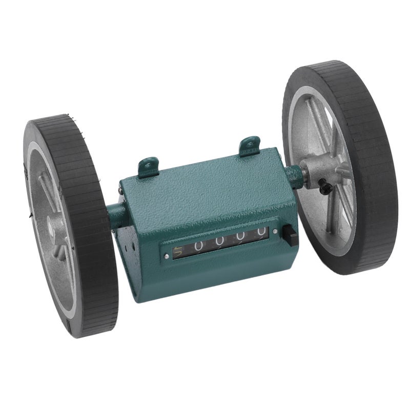 Digital Rolling Meter Counter: 5-Digit Clear Display, Simple Structure With Reset Button - High-Hardness Housing Length Measuring Counter for Textile Manufacturing, Weaving, Leather & Plastic Film Mea - Image 5