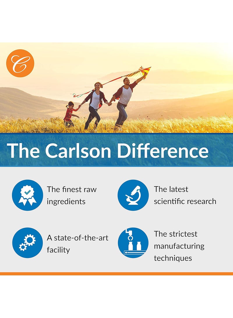 Carlson حديد قابل للمضغ للأطفال، فراولة، 15 ملغ، 30 قرص - Image 3