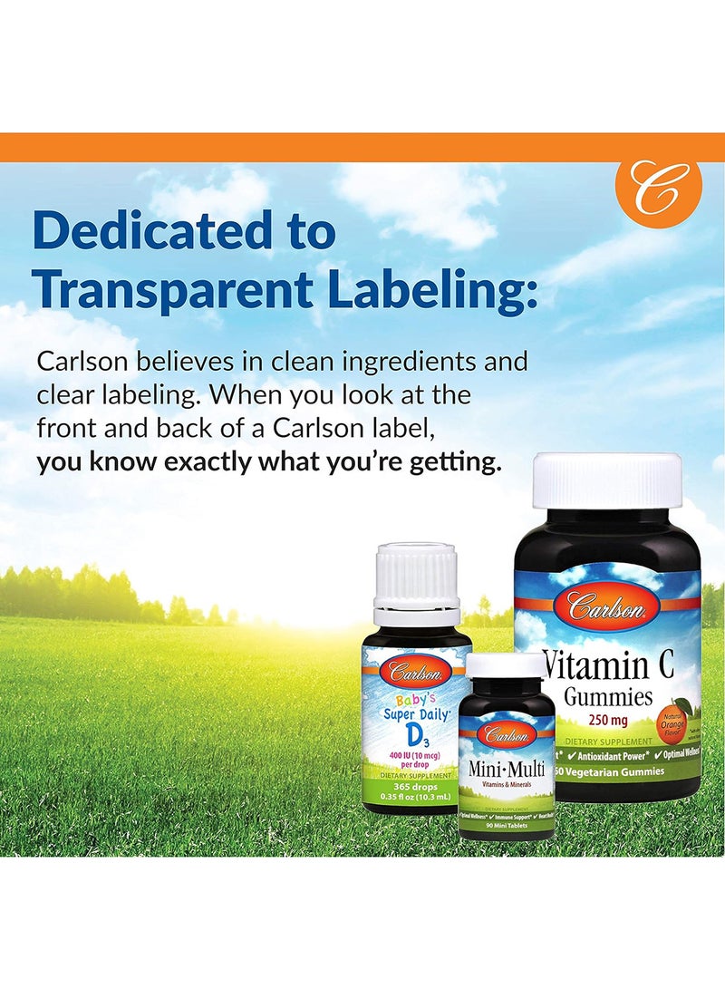 Carlson حديد قابل للمضغ للأطفال، فراولة، 15 ملغ، 30 قرص - Image 4