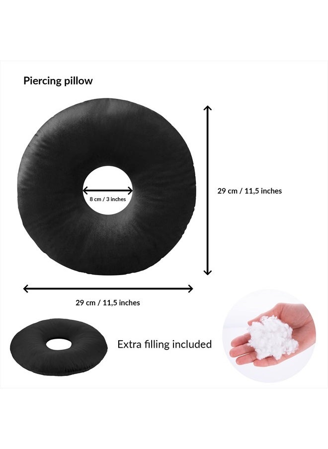 ODOXIA - Piercing Pillow | Ear Piercing Pillow for Side Sleepers | Relieves Ear Pain | Adjustable Filling | Donut Pillow for Ear | Reduces Ear Pressure | Pillow with Ear Hole | CNH Ear Pillow | Earring Pillow - Image 1