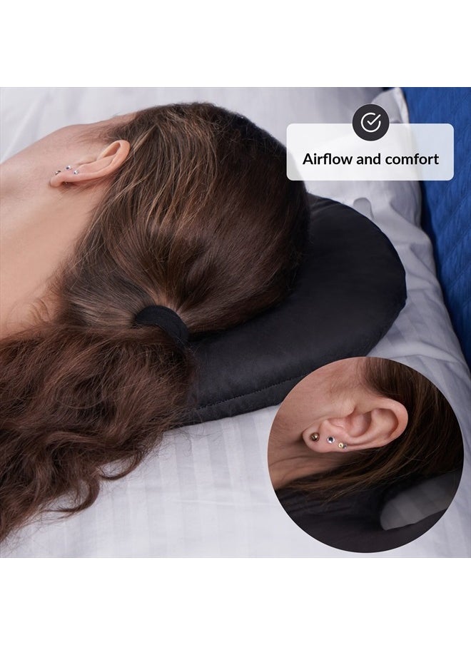 ODOXIA - Piercing Pillow | Ear Piercing Pillow for Side Sleepers | Relieves Ear Pain | Adjustable Filling | Donut Pillow for Ear | Reduces Ear Pressure | Pillow with Ear Hole | CNH Ear Pillow | Earring Pillow - Image 1