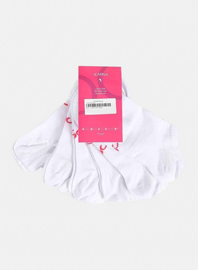 Carina Cotton Ankle Socks - 7 Pairs - Image 2
