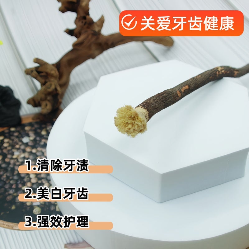 YXFS Miswak Tooth Stick - Traditional Arabic Herbal Toothbrush for  Adults - Image 2