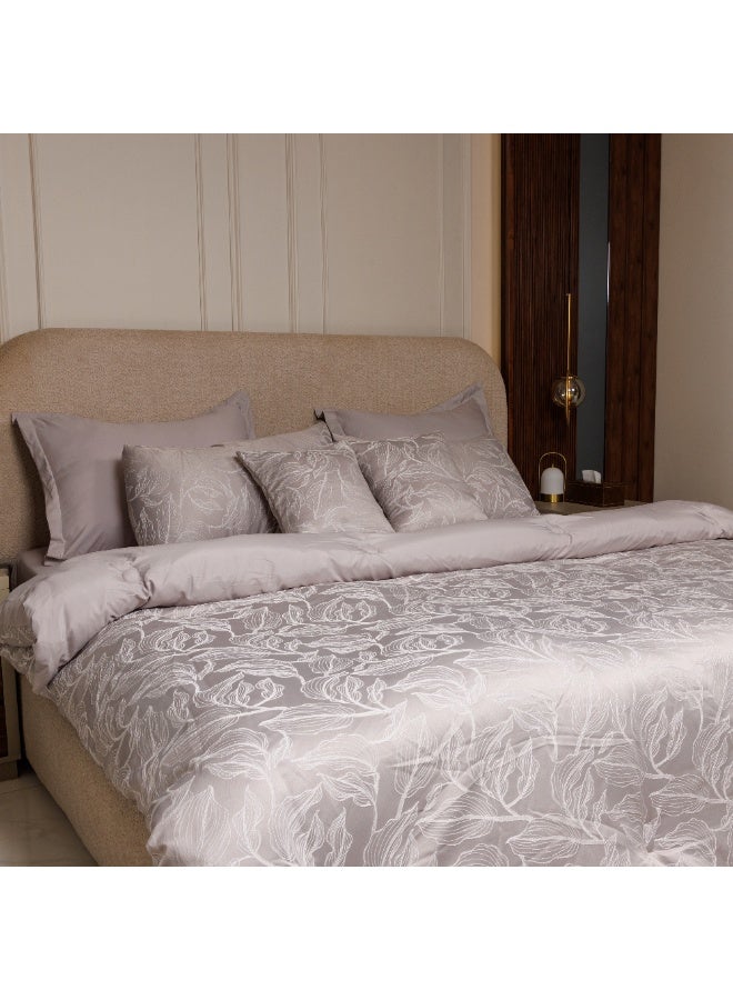 FoamZone Jacquard Microfiber Comforter, 10 PCs King Size 270x260 cm - Image 3