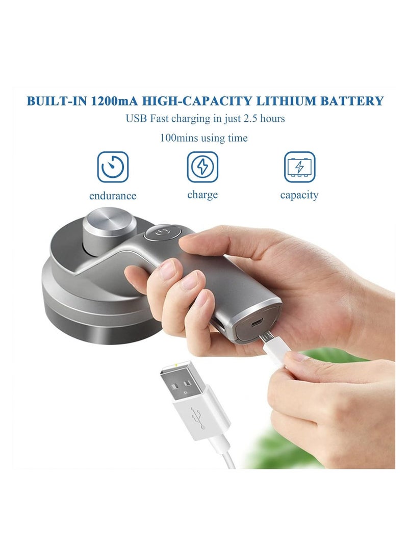 Zikra Fabric Shaver Defuzzer, Rechargeable Lint Remover, Portable Fuzz Remover Effectively Remove Fuzz and Hair Ball for Furniture Couch Carpet Curtain Clothes, Pills Pilling Trimmer - Image 5