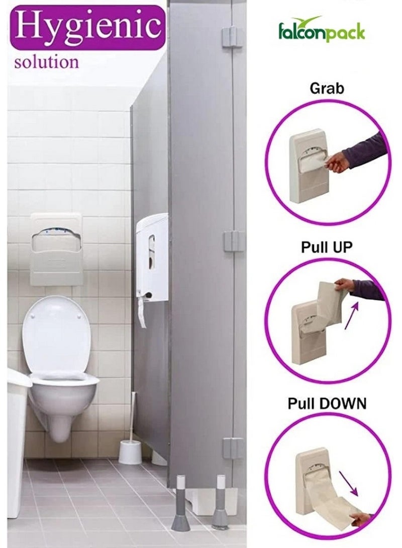 Falconpack Plastic Wall Mounted Toilet Seat Cover Dispenser  - Image 4
