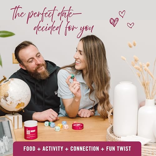 Two Tumbleweeds Date Night Dice by Two Tumbleweeds Couples Date Idea Generator Fun Relationship Game for Partners Romantic Gift for Anniversaries Relationship Connection - Image 5