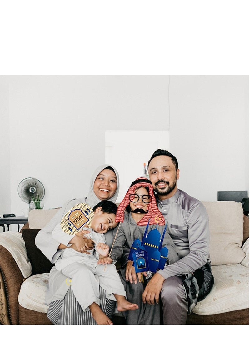Y&D Eid Photo Booth Props - Pack of Eid Decorations | Eid Photo Props for Eid Mubarak Decorations  Eid Mubarak Photo Booth Props  Eid Mubarak Decorations for Home  Eid Party Supplies  - Image 4
