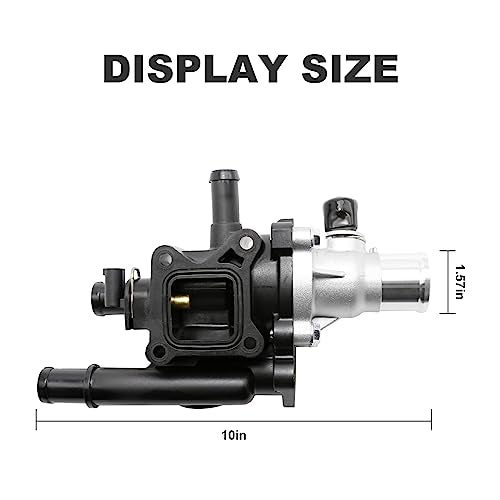 UOIENRT 25192228 Engine Coolant Thermostat Housing with Gasket Sensor Replacement for Chevy Cruze 2011-2016, Sonic 2012-2018, Trax 2013-2018 1.8L 1.6L, 25199824 902-033 15-81816 55575048 55577284 - Image 3