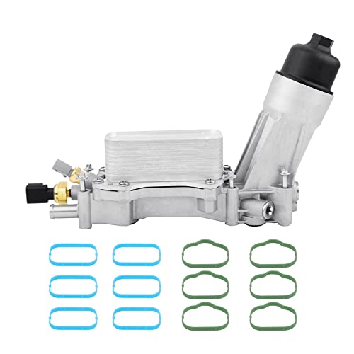 926876 926959 محول مبرد زيت المحرك وغطاء فلتر الزيت من الألمنيوم متوافق مع 2011-2016 كرايسلر 200 300 دودج تشارجر جراند شيروكي رانجلر 3.6L V6