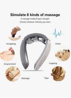 KONKA Neck Massager,  Electric Artery Neck Massager And Heating,  Used To Relieve Thermal Fatigue And pain 3 Head Deep Tissue Massage To Promote Blood Circulation, Electric Massage Pillow Neck/Shoulder  - Image 3