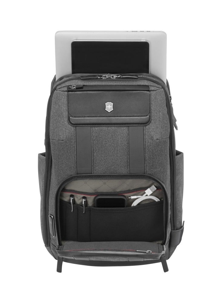 Victorinox Architecture Urban 2 Deluxe Backpack Melange Grey Black  - Image 4