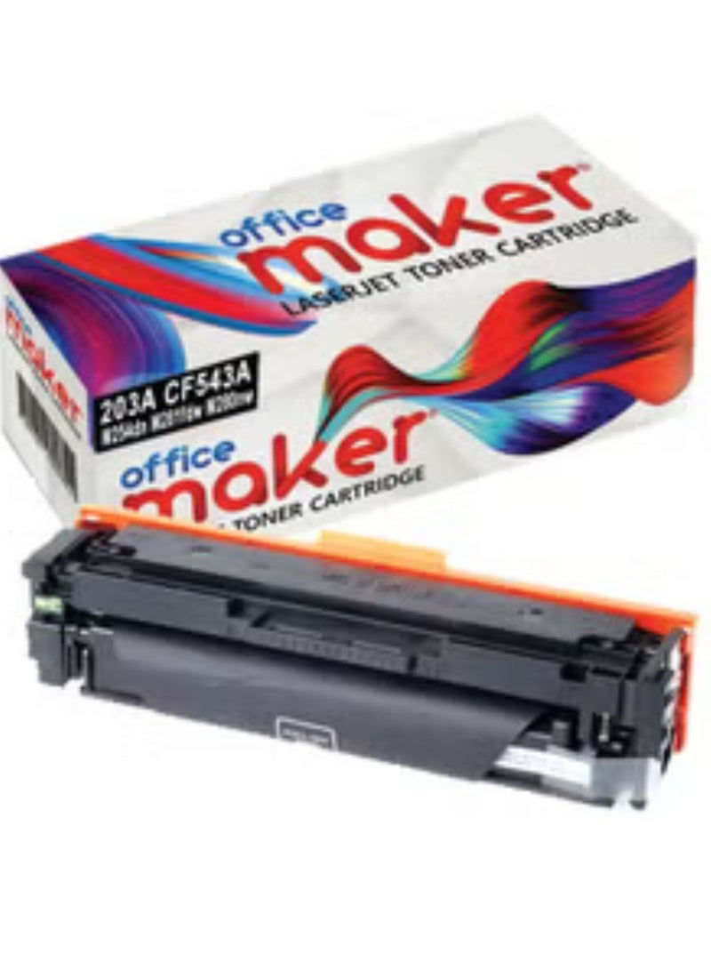 Office Maker 203A CF543A Laserjet Toner Cartridge for Printer Magenta - Image 2