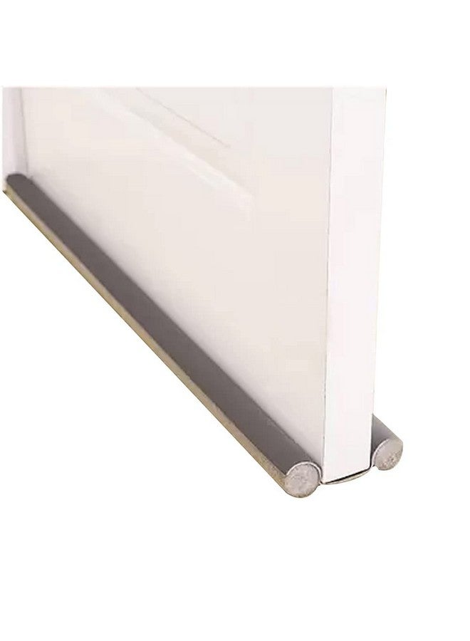 Volo VOLO Vinyl Sound-Proof Reduce Noise Energy Saving Weather Stripping Under Door Twin Draft Stopper - Pack of 1 (36 Inch, Grey)  - Image 1