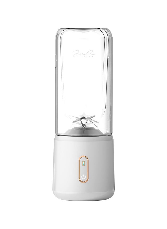 500ML Wireless Portable Blender,Powerful 12 Blades,USB-C Rechargeable,  Personal Size Handheld Blender Electric Juicer Blender, Juice Maker Mixer Shakes Juicer Machine, Baby Food Maker (White)