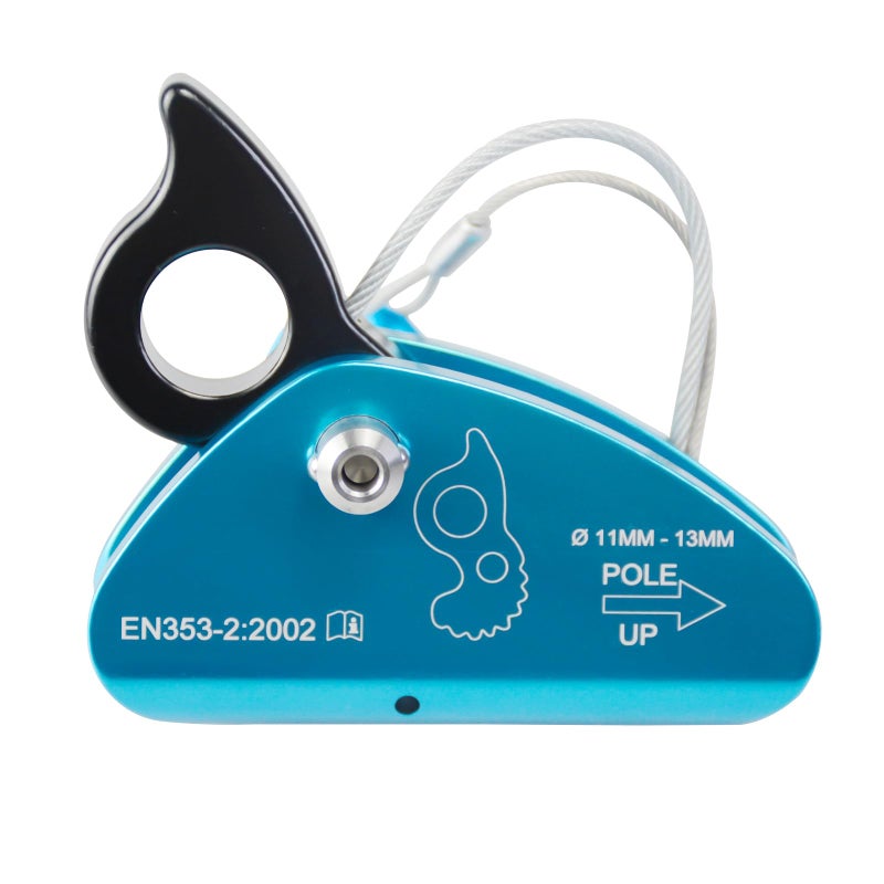 S.E.PEAK Sepeak Detachable Climbing Ascender 15Kn Rope Grab Ascender  Flip Line Adjuster  Fall Protection Belay Device For Rock Climbing Tree Arborist/Fit For 11~13 Mm Rope/Blue - Image 2