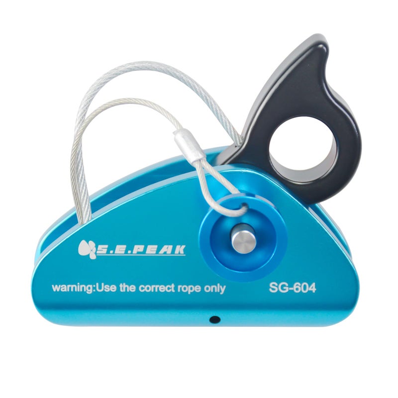S.E.PEAK Sepeak Detachable Climbing Ascender 15Kn Rope Grab Ascender  Flip Line Adjuster  Fall Protection Belay Device For Rock Climbing Tree Arborist/Fit For 11~13 Mm Rope/Blue - Image 3