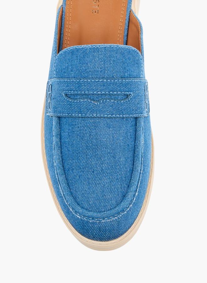 Celeste Womens Solid Slip-On Mules - Image 4