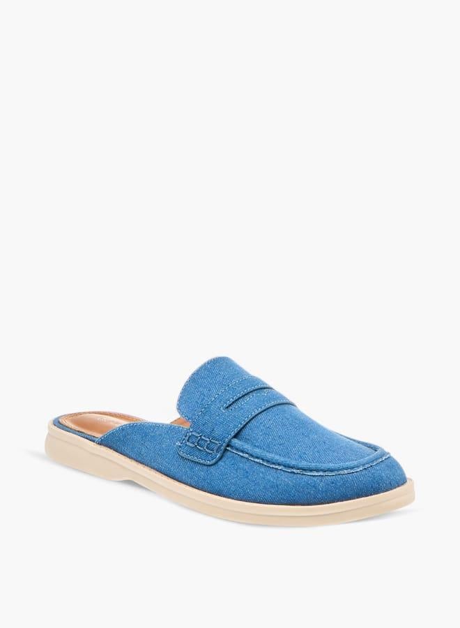 Celeste Womens Solid Slip-On Mules - Image 1