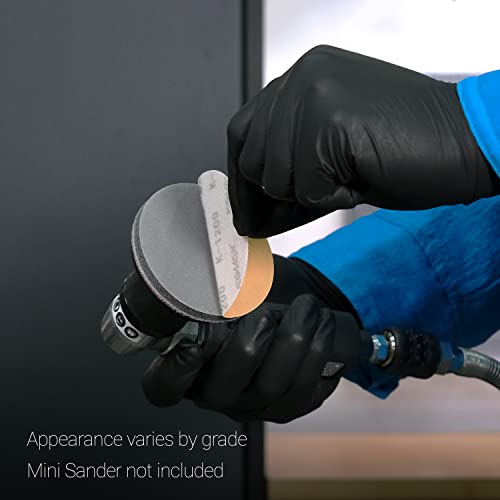 Eagle Abrasives Super Assilex Flexible 3 inch Sanding Discs, PEACH K-1500, Hook & Loop, 730-2505, 50 Discs + Interface Pad - Image 3