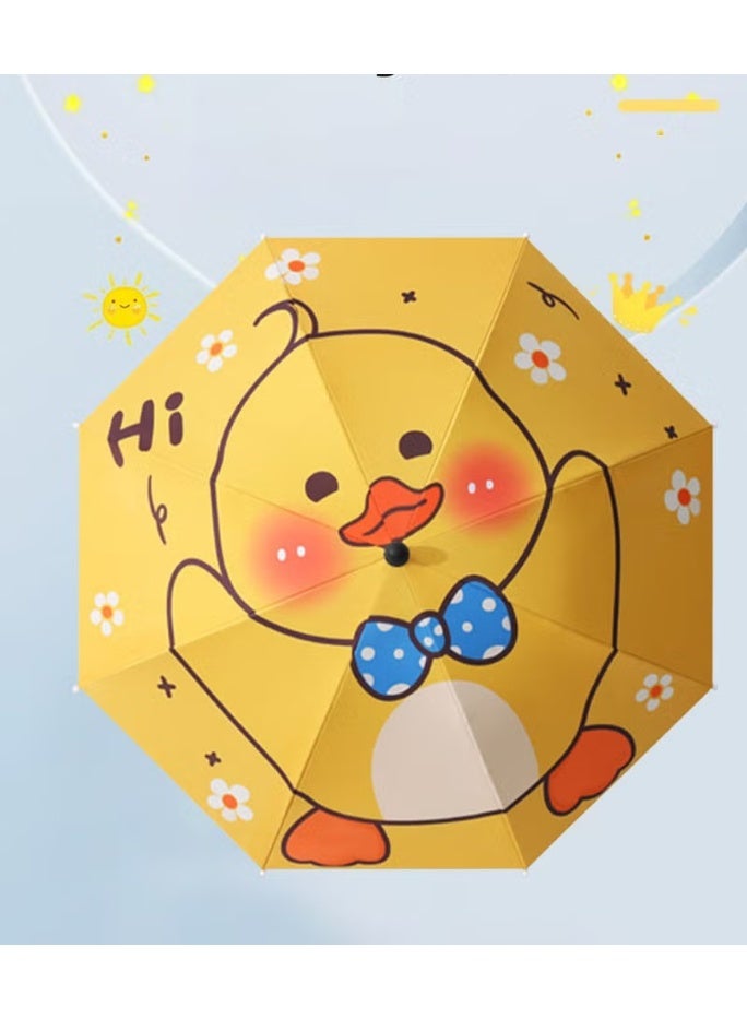 HOOKOR Baby Stroller Umbrella, Baby Pram Parasol with Adjustable Clamp, Stroller Sunshade, Infant Buggy Sun-Proof Umbrella, UPF 50, Universal UV Parasol Sun (Yellow) - Image 2