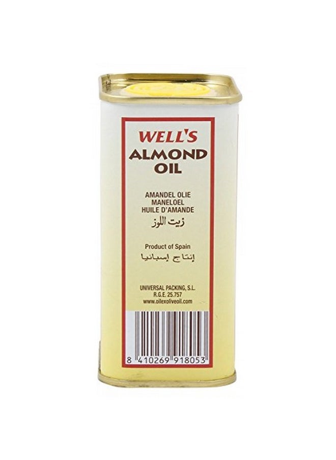 Well's - Wells 100% Pure Almond Oil Packed And Imported From Spain 400Ml | Sweet Almond Oil For Body, Skin & Hair | Helps Enhance Memory | For New Born Baby Massage | Beauty & Skin Massage - Image 1