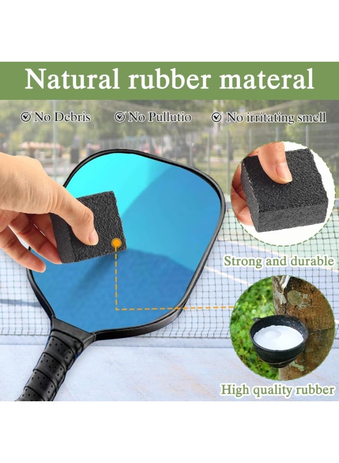HOMESTAR Pickleball Paddle Eraser, Rubber Pickle Ball Racket Cleaner for Carbon Fiber Paddles, Fast & Easy Rubber Eraser to Wipe Off Dirt, Ball Residue & Surface Marks - Image 4