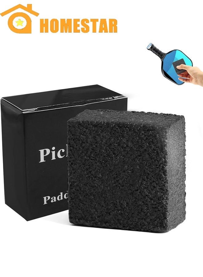 HOMESTAR Pickleball Paddle Eraser, Rubber Pickle Ball Racket Cleaner for Carbon Fiber Paddles, Fast & Easy Rubber Eraser to Wipe Off Dirt, Ball Residue & Surface Marks - Image 1