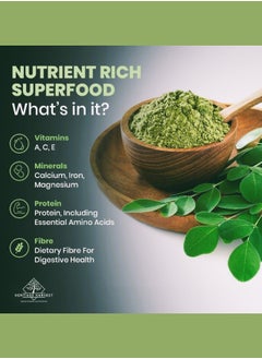 HERITAGE HARVEST 180gm (6.35oz) Premium Moringa Leaves Powder | Pure Quality Nutrition Drink | Natural Superfood for Weight Loss & Wellness  - Image 4