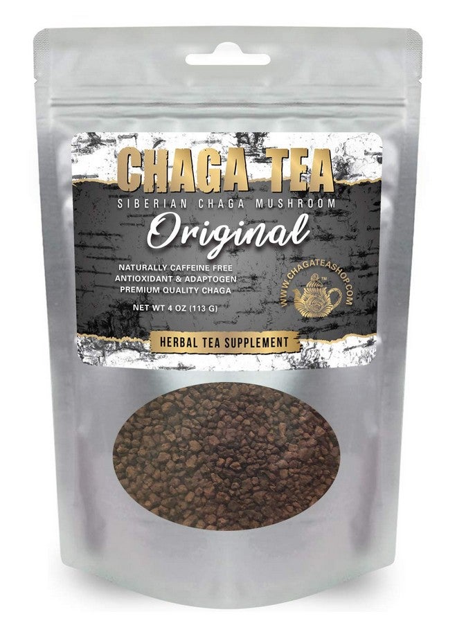 ChagaTeaShop شاي تشاجا السيبيري السائب 4 أوقية (113 جرام) خالي من الكافيين معزز طبيعي لجهاز المناعة وشفاء الجسم (أصلي) - Image 1