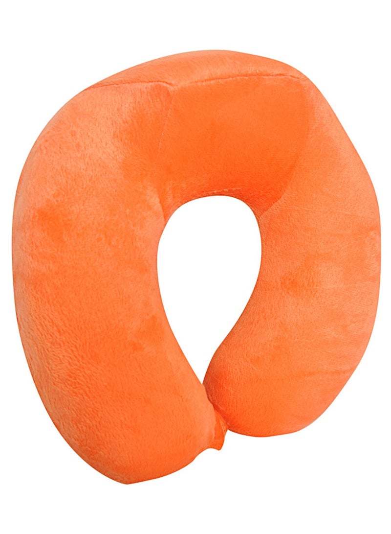 إسكدنيا Travel Pillow,Neck Pillow for Traveling U Shaped Memory Foam Orange Portable Headrest Sleep Airplane Travel Neck Pillow for Flight,Car u0026 Home,Office (Orange） - Image 2